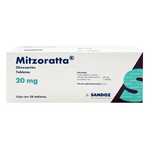 Mitzoratta 20 Mg Con 28 Tabletas