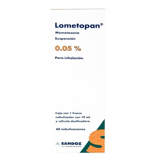 Lometopan 50 Mcg 10 Ml 60 Dosis Suspension Para Nebulizar