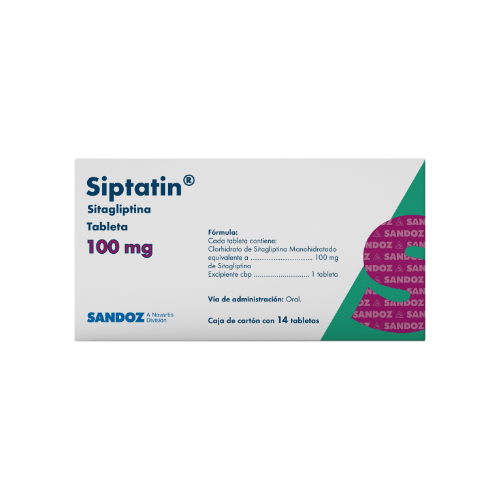 Siptatin 100 Mg Con 14 Tabletas