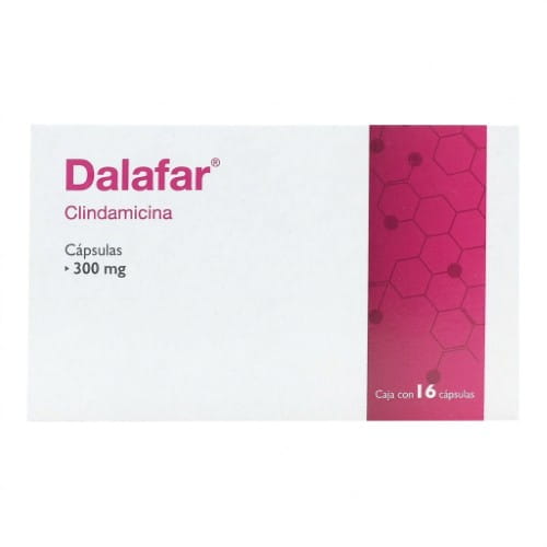 Dalafar (Clindamicina) 300 Mg Con 16 Capsulas