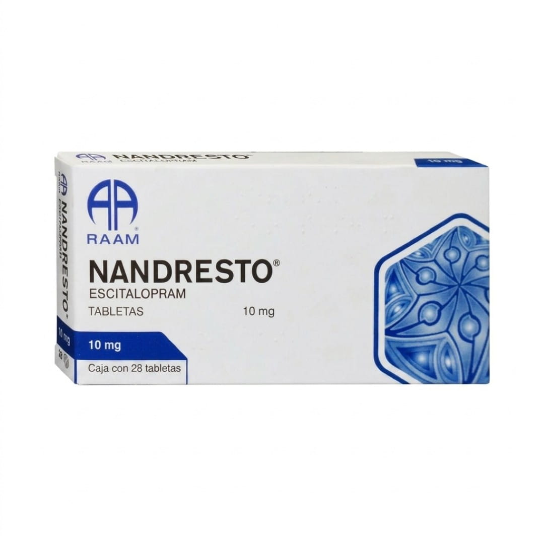 Nandresto (Escitalopram) 10 Mg Con 28 Tabletas