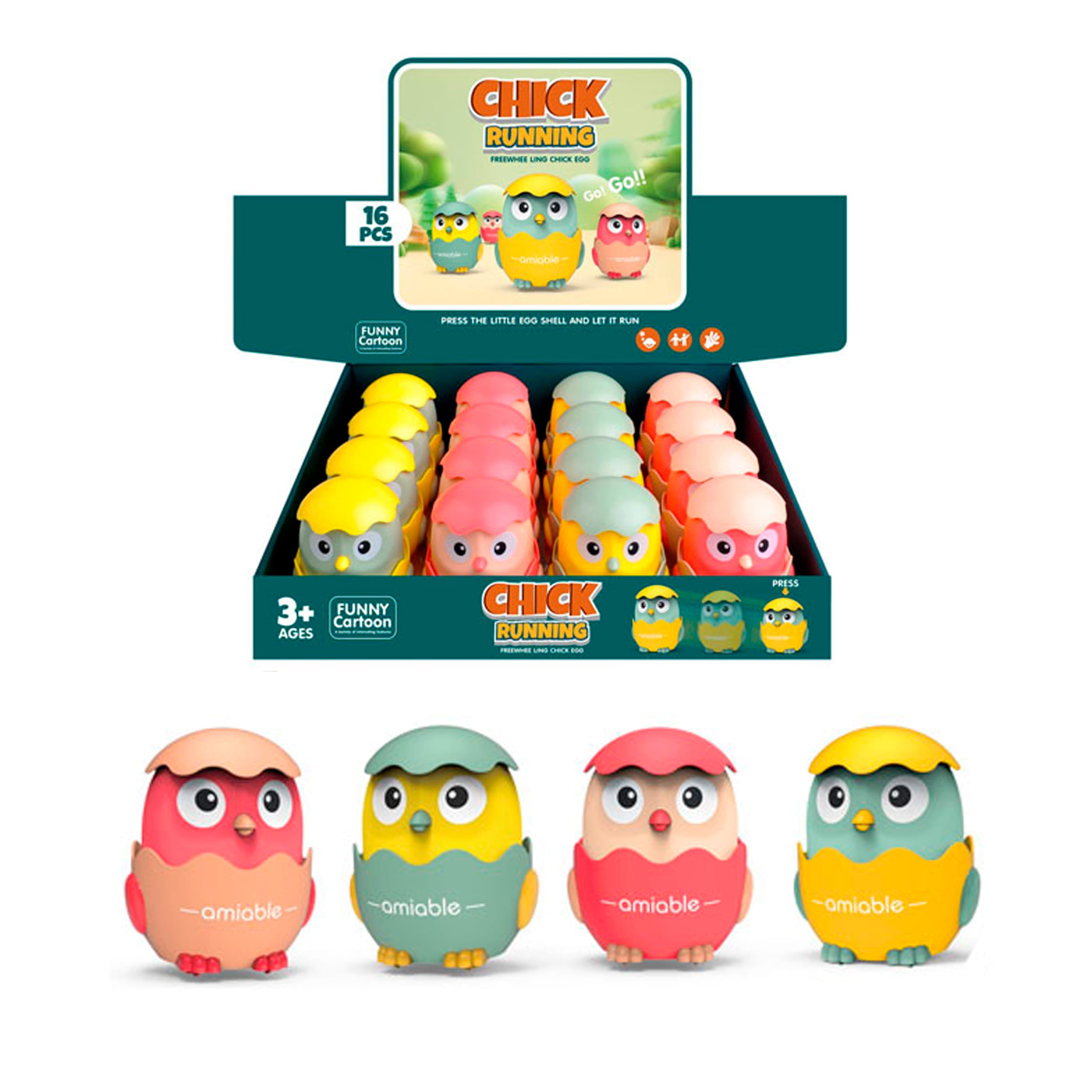 Pollito Animalito De Friccion Shogun