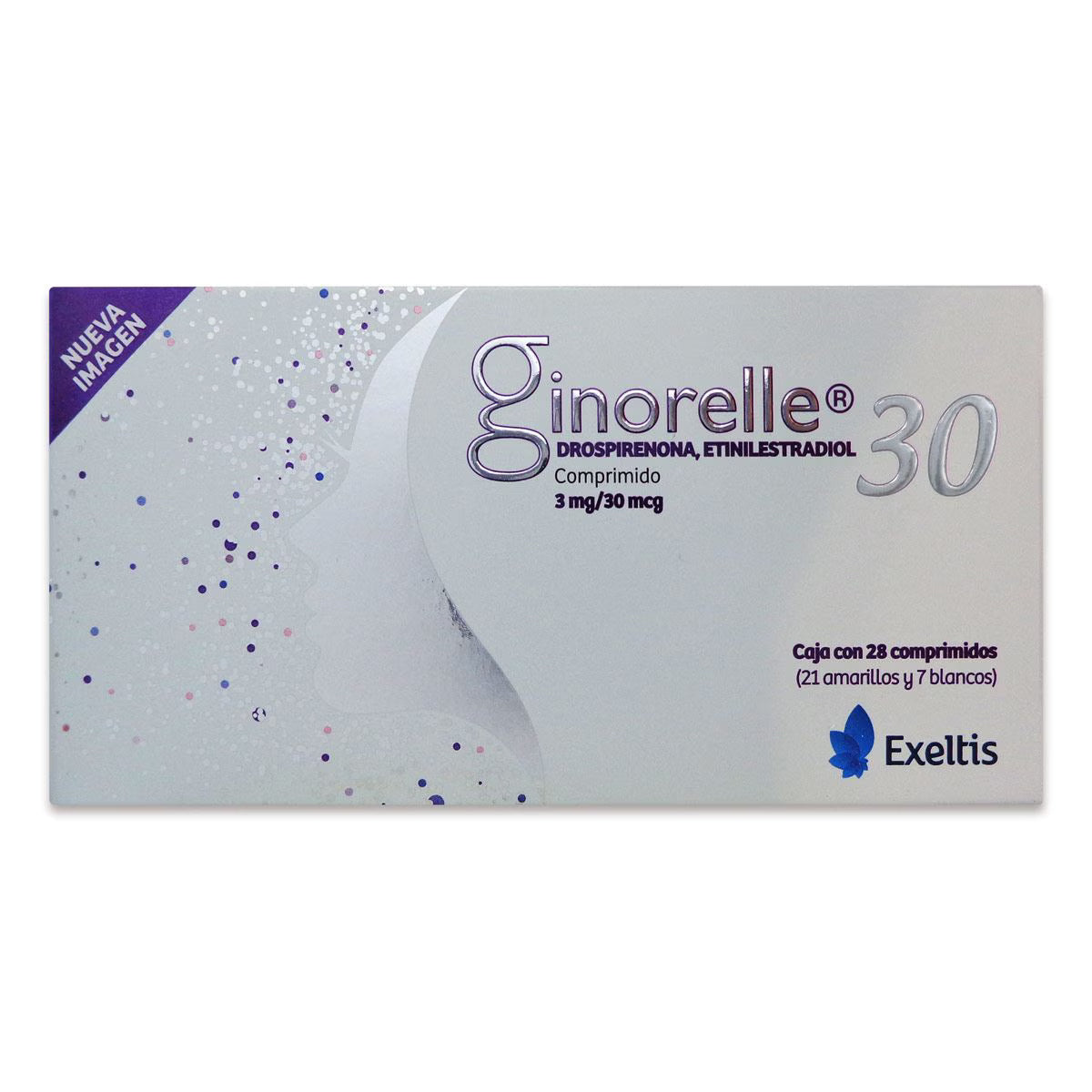 Ginorelle 30 3Mg 30 Mcg Comprimidos 28