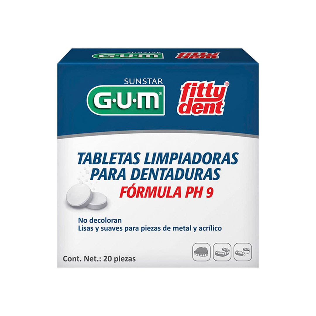 Fitty Dent Super Tabletas Limpiadoras Con 20 Comprimidos