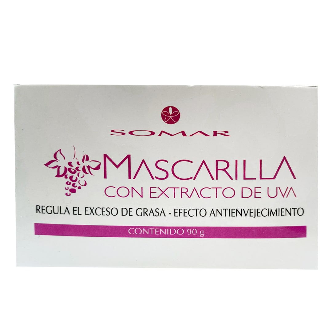 Mascarilla Con Extracto De Uva Somar 90 G