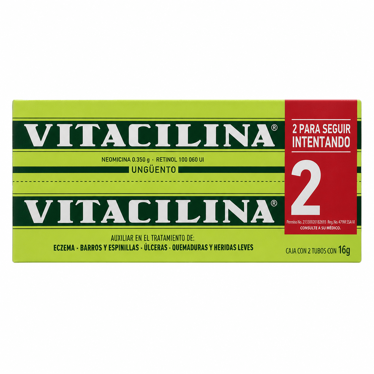 Pack 2 Vitacilina Ung 16 G