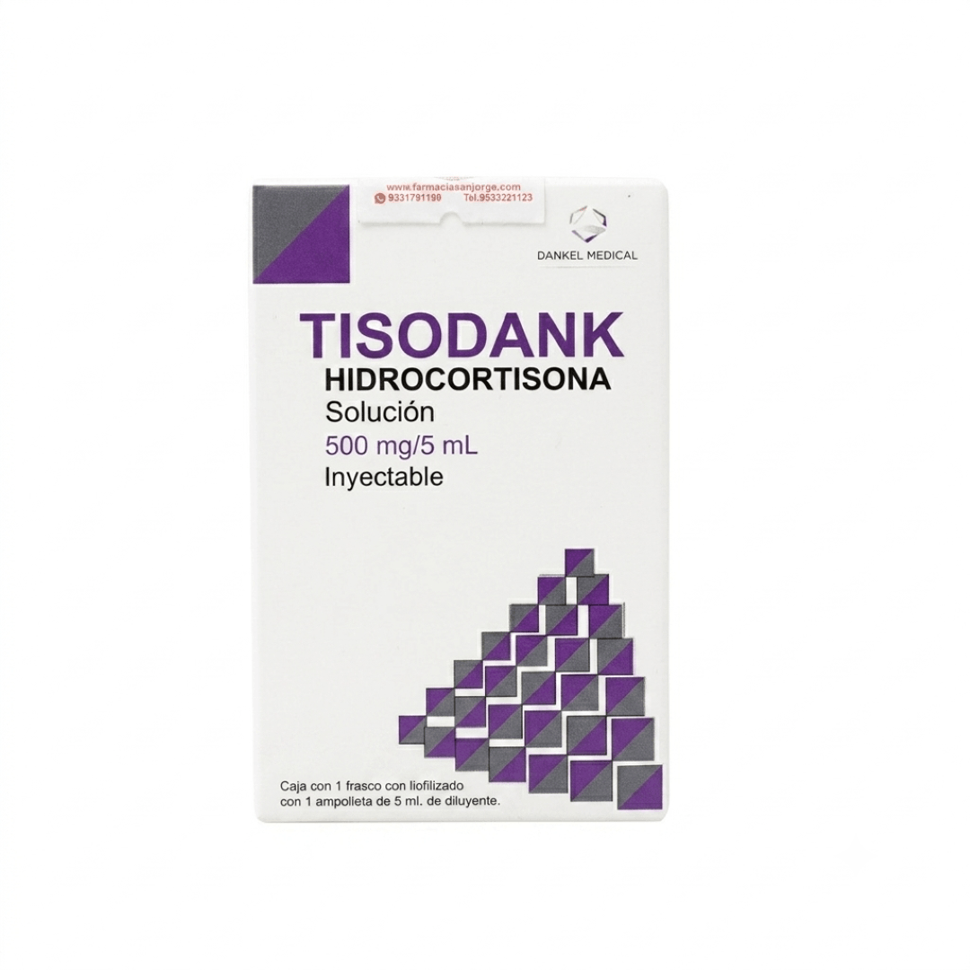 Tisodank (Hidrocortisona) 500 Mg/5 Ml Iny