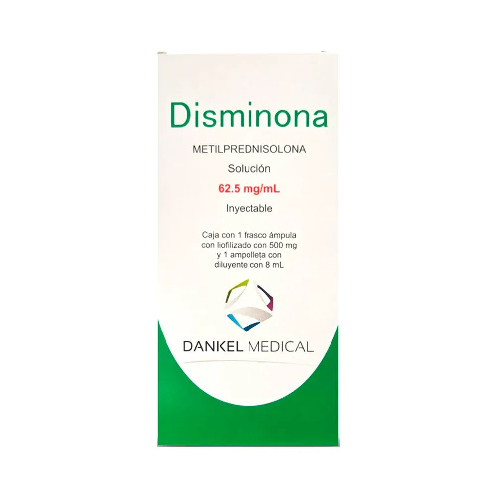 Disminona (Metilprednisolona) 500 Mg Frasco Ampula 8 Ml