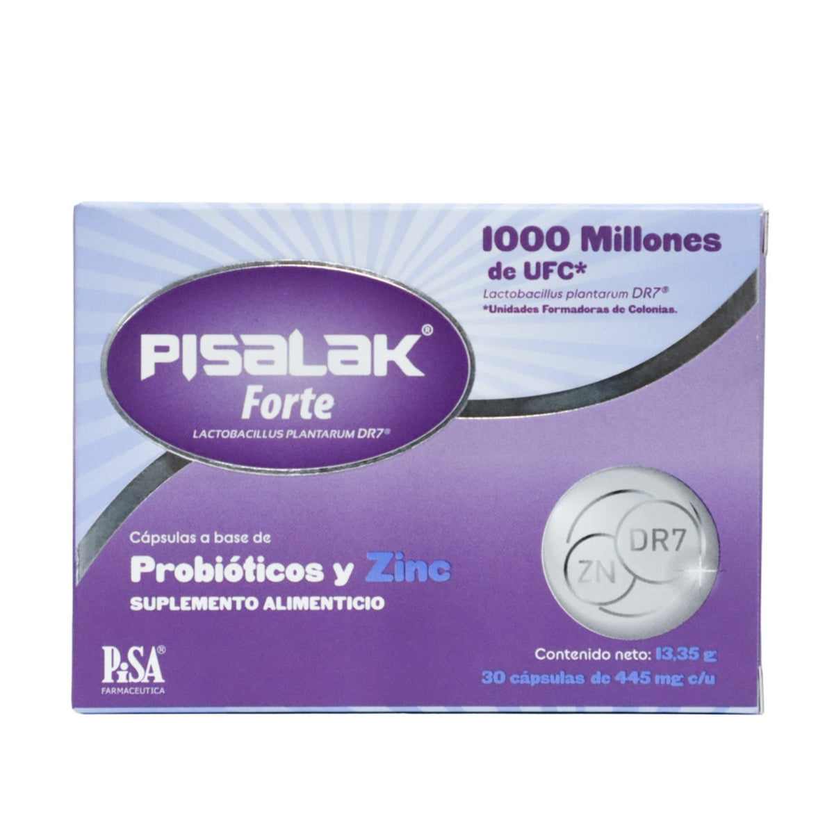 Pisalak Forte Suplemento Alimenticio Con 30 Capsulas