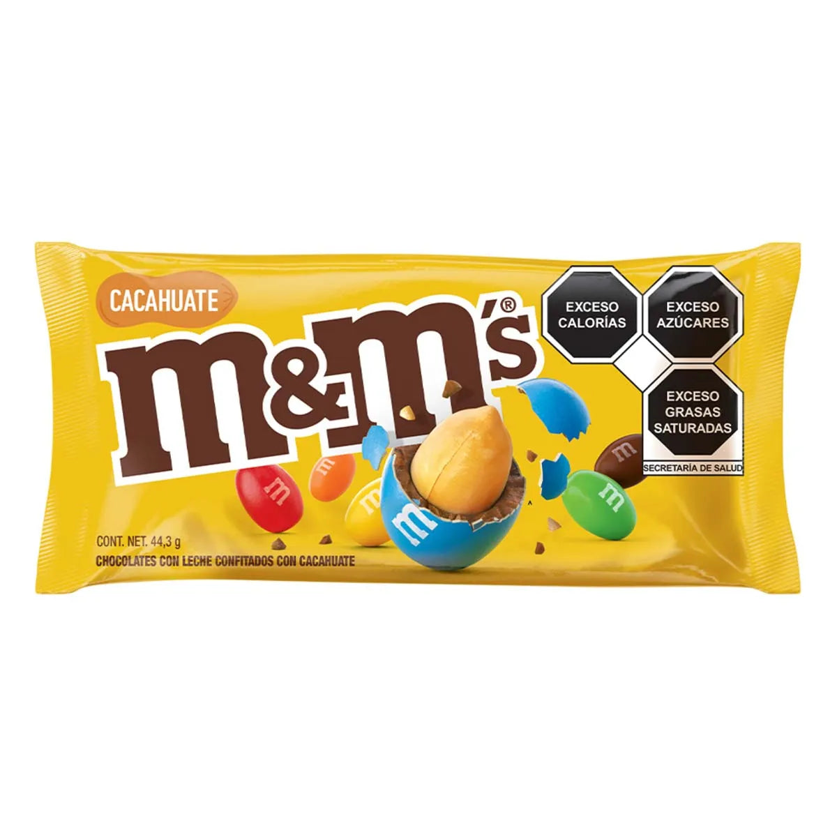 Chocolate M&Ms Cacahuate 44.3 G