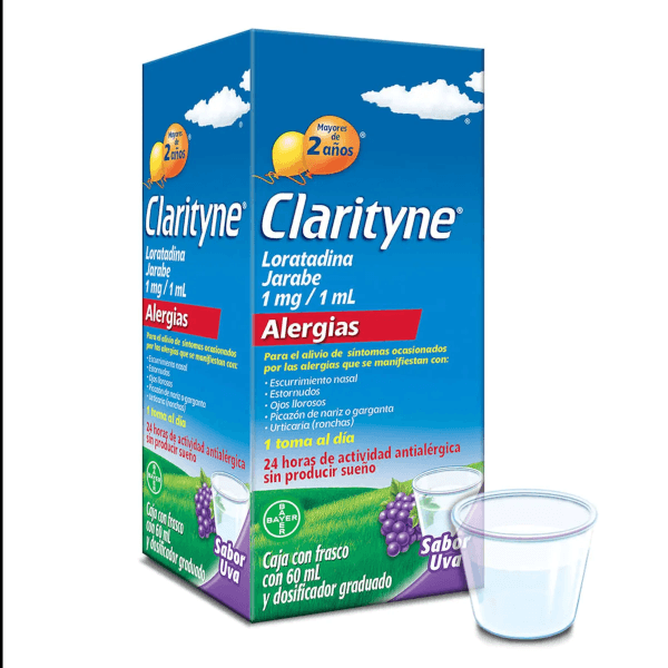 Clarityne 1 Mg Alergias Uva 60 Ml