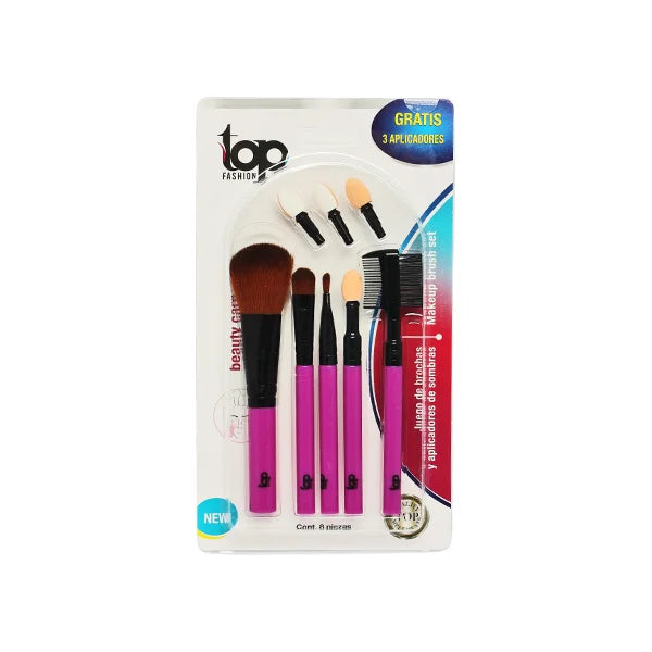 Juego De Brochas Top Fashion Para Maquillaje