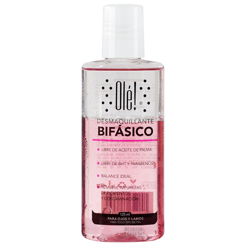Desmaquillante  Ole Bifasico Ojos Y Labios 125 Ml