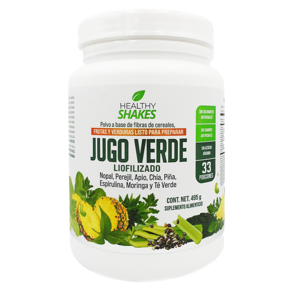 Jugo Verde Liofilizado Healthy Shakes 495 G