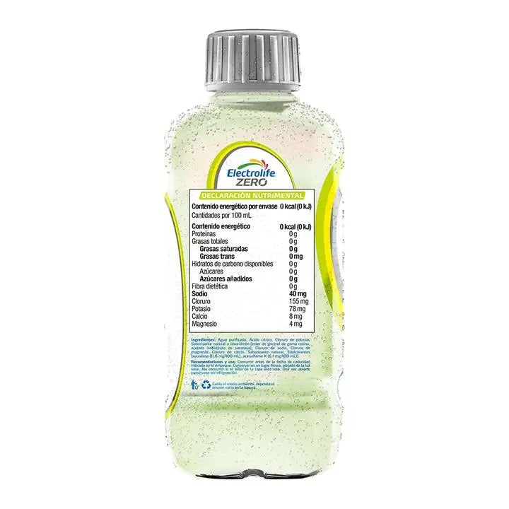 Electrolife Zero Lima-Limon 625 Ml