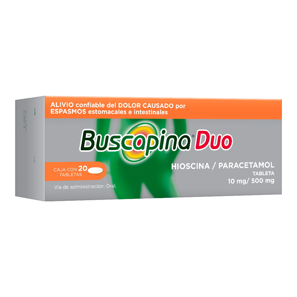 Buscapina Duo 10 Mg Tabletas 20