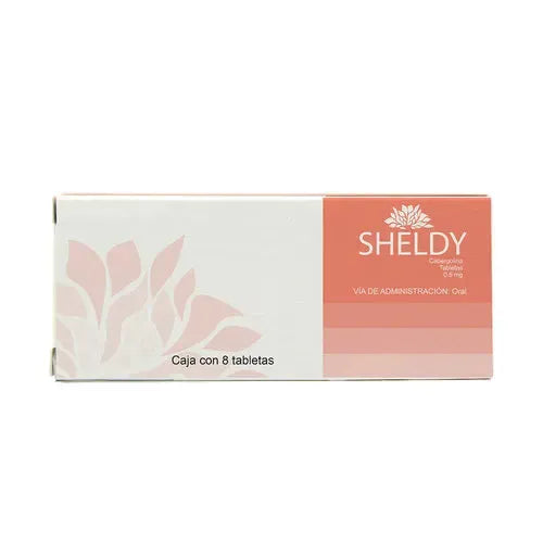Sheldy (Cabergolina) 0.5 Mg Con 8 Tabletas