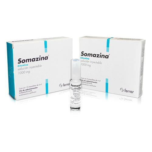 Somazina 1000 Mg Solucion Inyectable 5X4 Ml