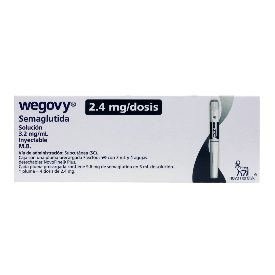 Wegovy 2.4 Mg Pluma 4 Dosis 3.2 Mg /Ml