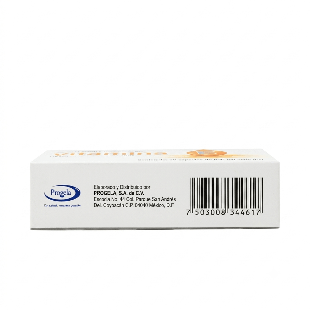 Vitamina E 850 Pg Con 30 Capsulas Germen De Trigo