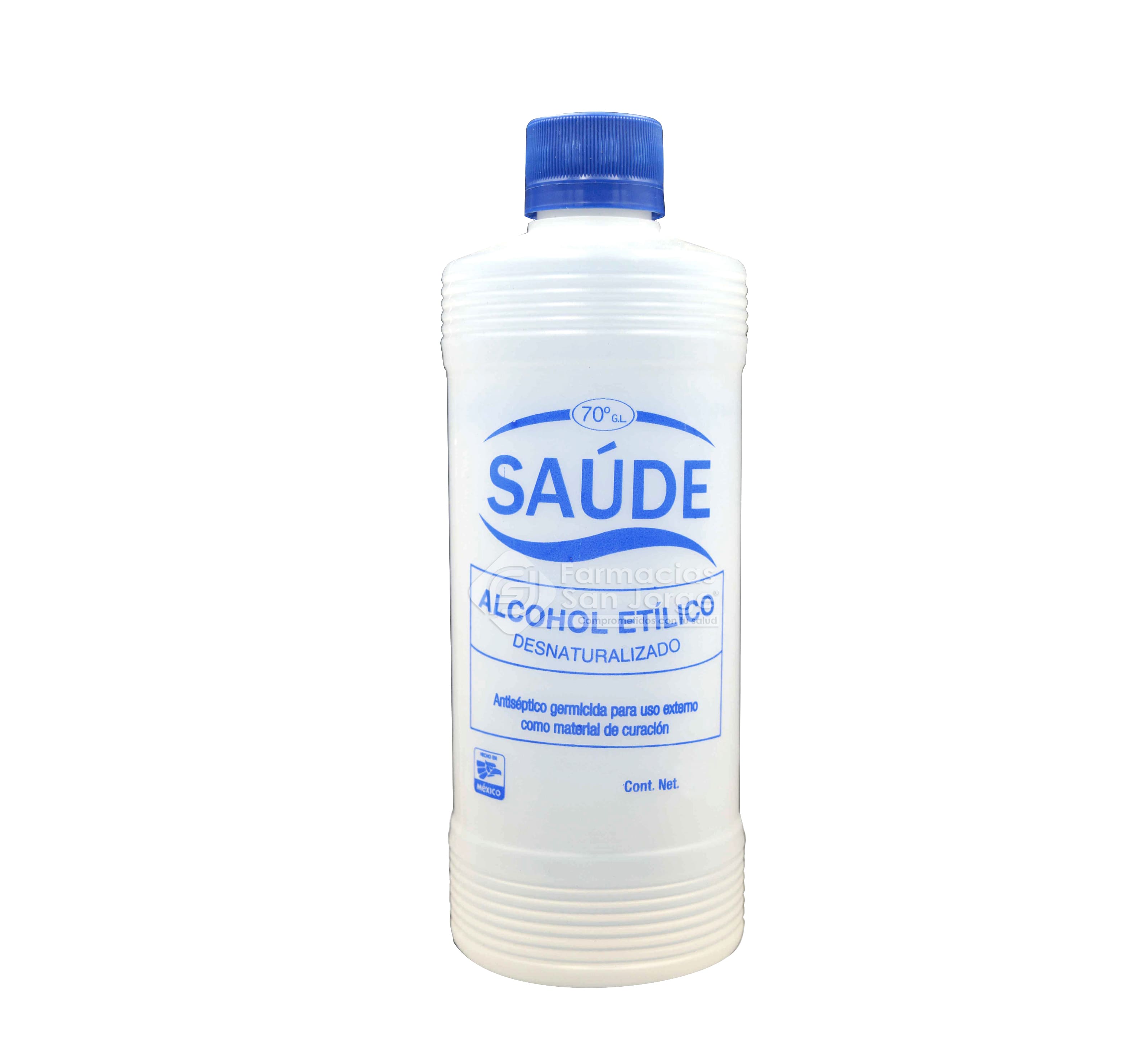 Alcohol 70 G. Saude Azul 1 Litro