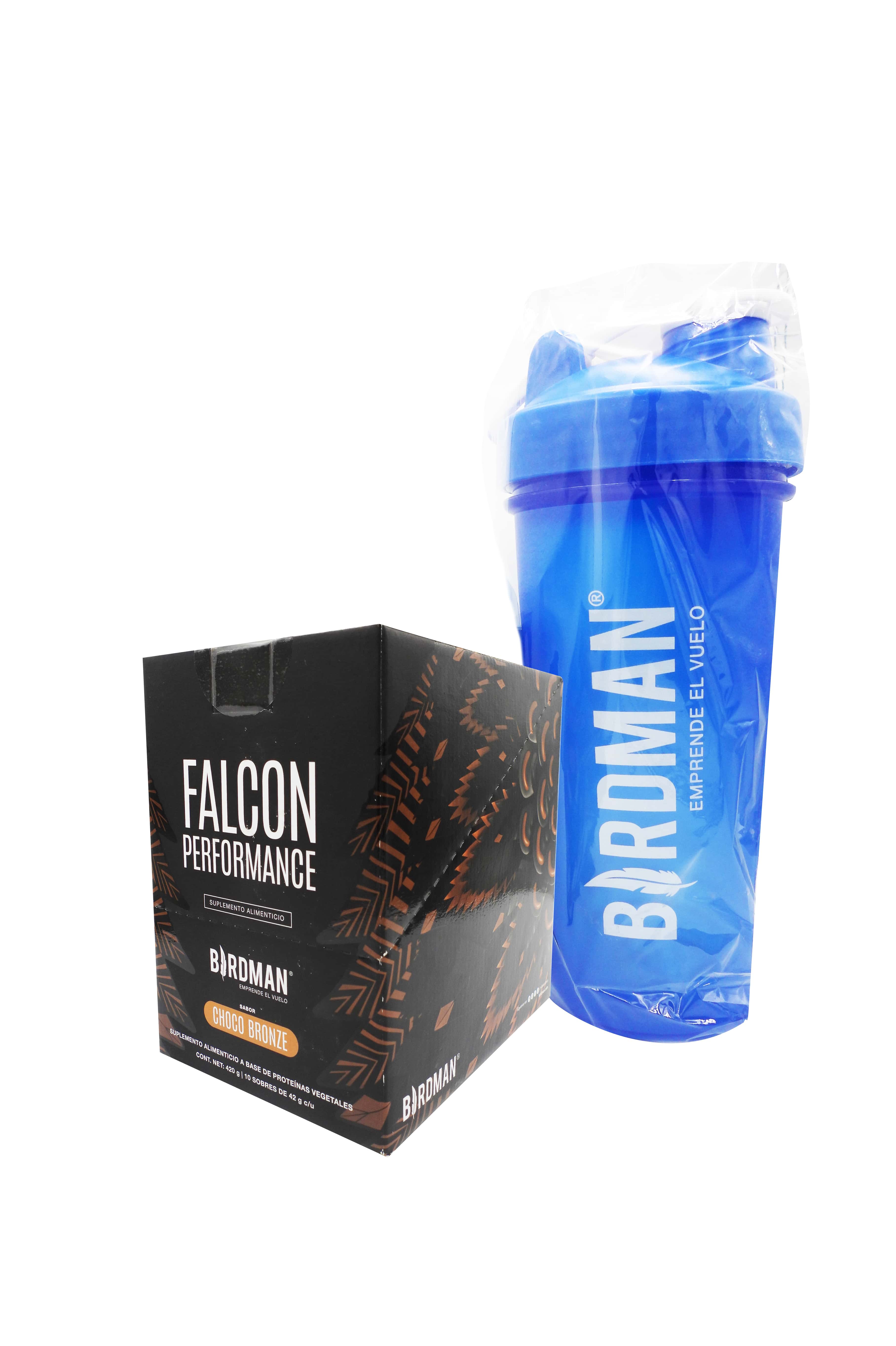 Falcon Performance Proteina Choco Bronze 420 G Con 10 Sobres Birdman