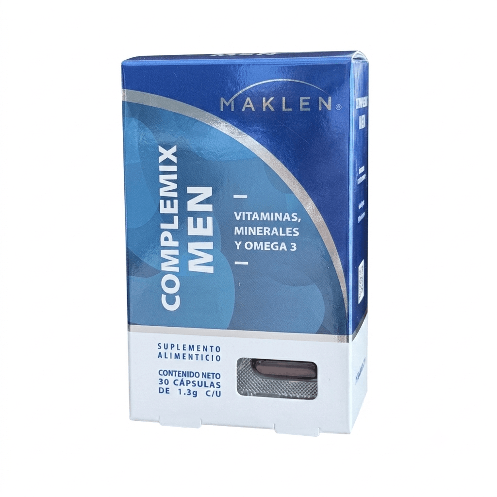 Complemix Men (Vit,Minerales Y Omega 3) 1.3 G Con 30 Capsulas Maklen