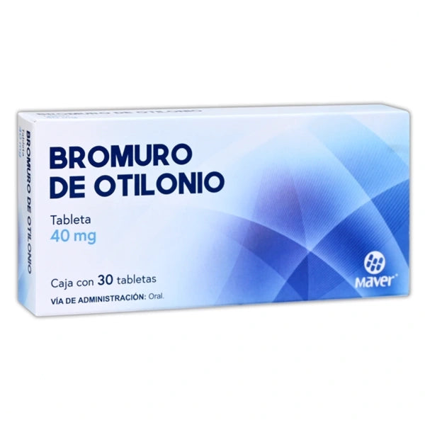 Bromuro De Otilonio 40 Mg Con 30 Tabletas Maver