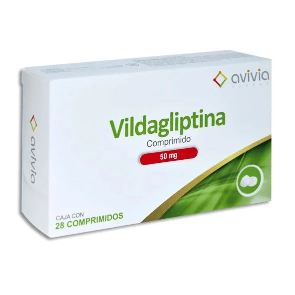Vildagliptina/Metformina 50/850 Mg Con 30 Comprimidos Avivia