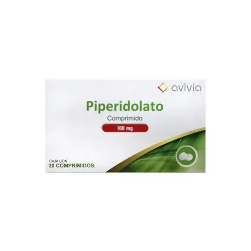 Piperidolato 100 Mg Con 30 Comprimidos Avivia