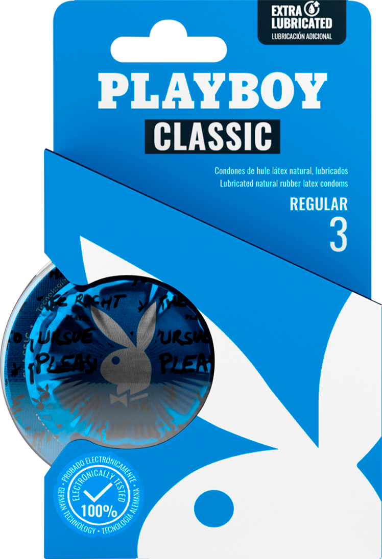 Preservativo Playboy Clasico Con 3 Piezas