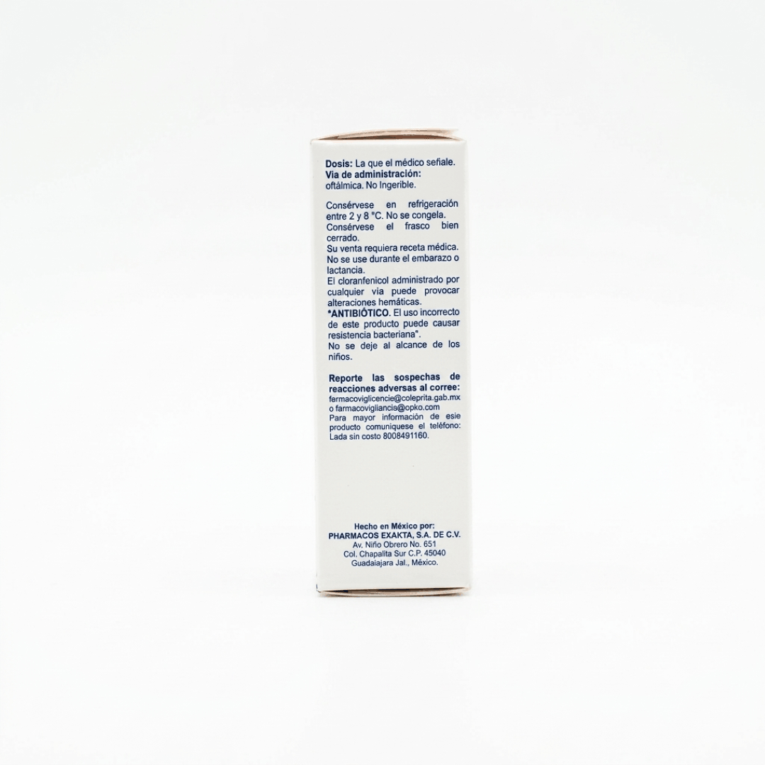 Cloranfenicol Oftalmico Gotas 15 Ml