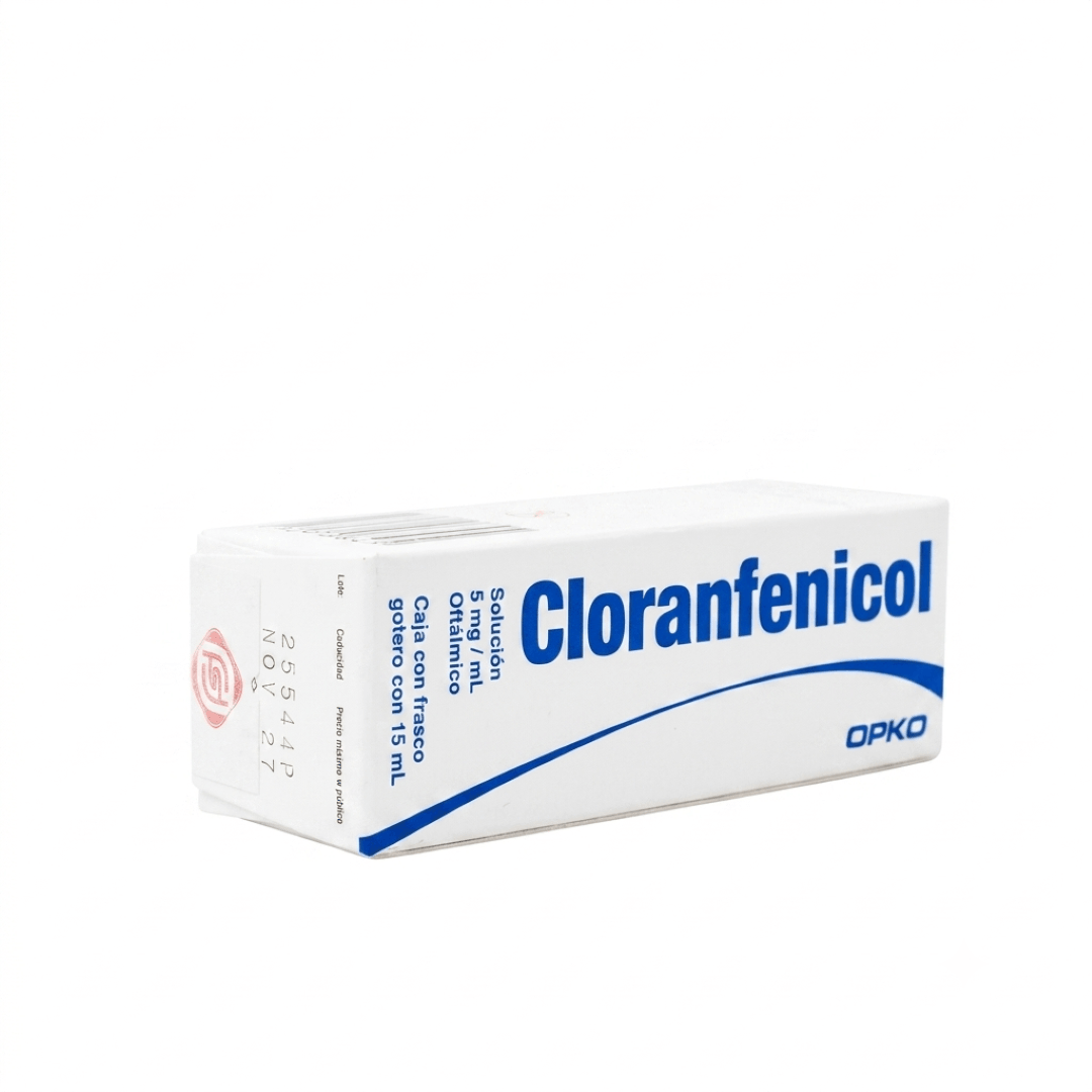 Cloranfenicol Oftalmico Gotas 15 Ml