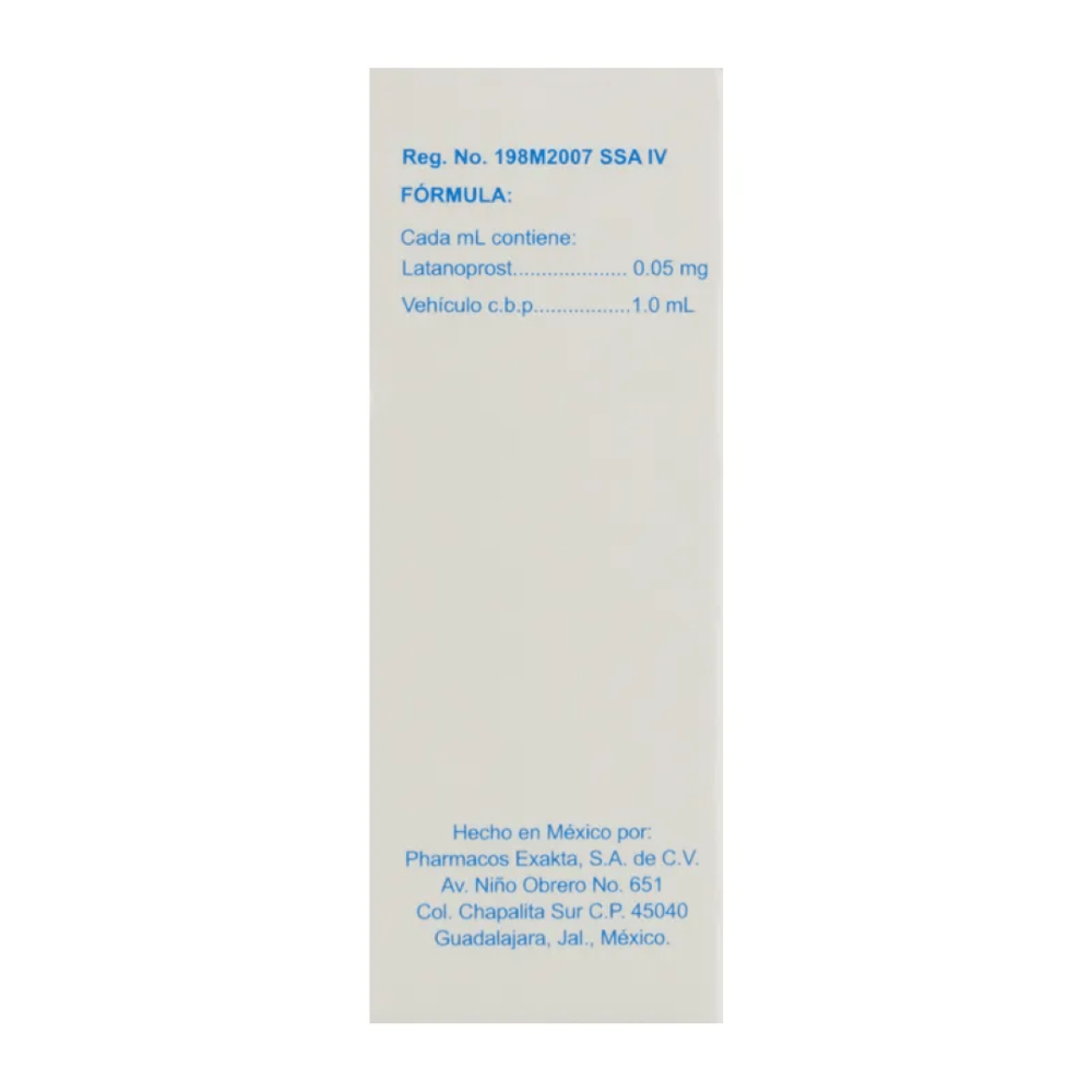 Latanoprost .05 Mg Oftalmico 3 Ml Gotas Opko