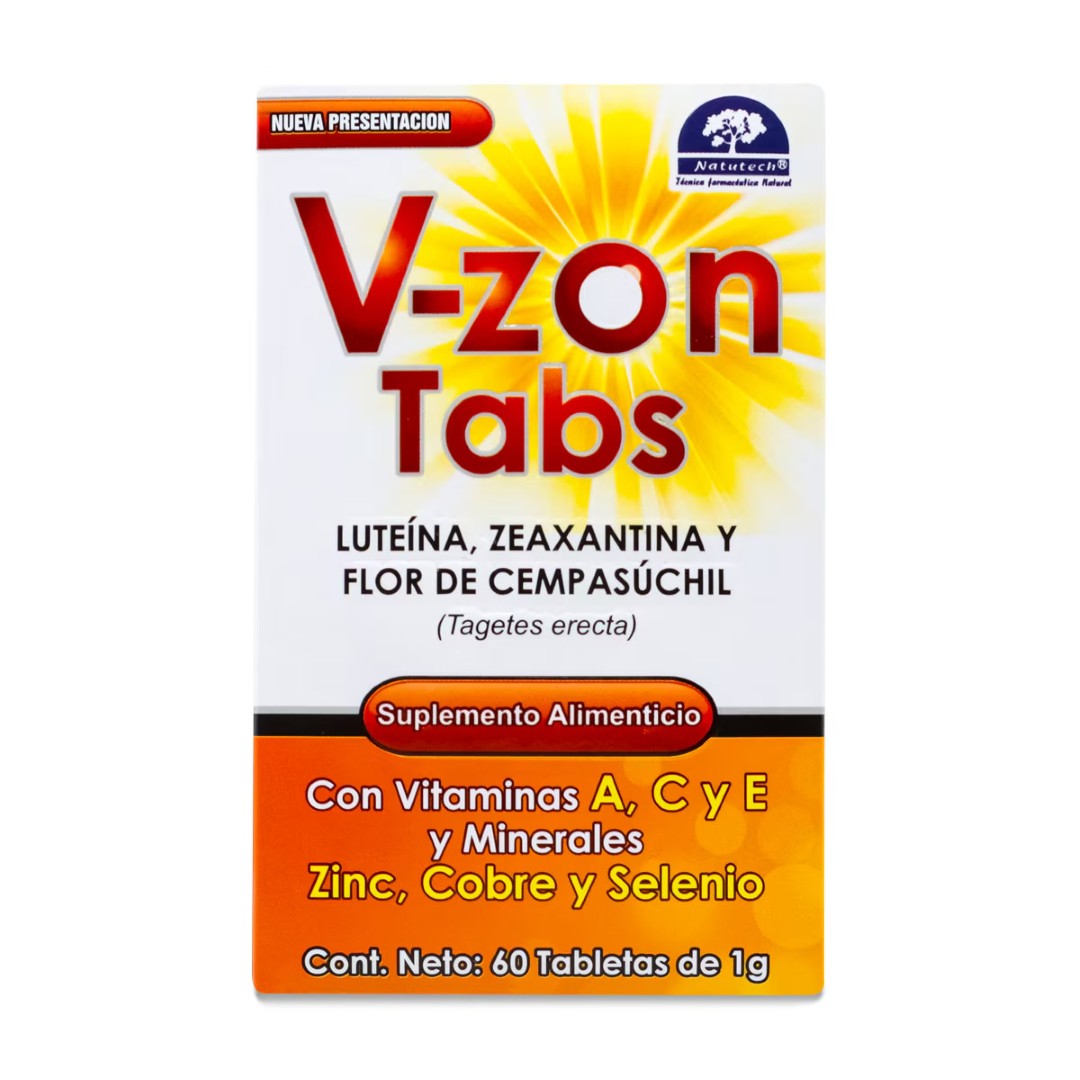 V-Zon 20/15 Mg Con 60 Tabletas  (Optivision)