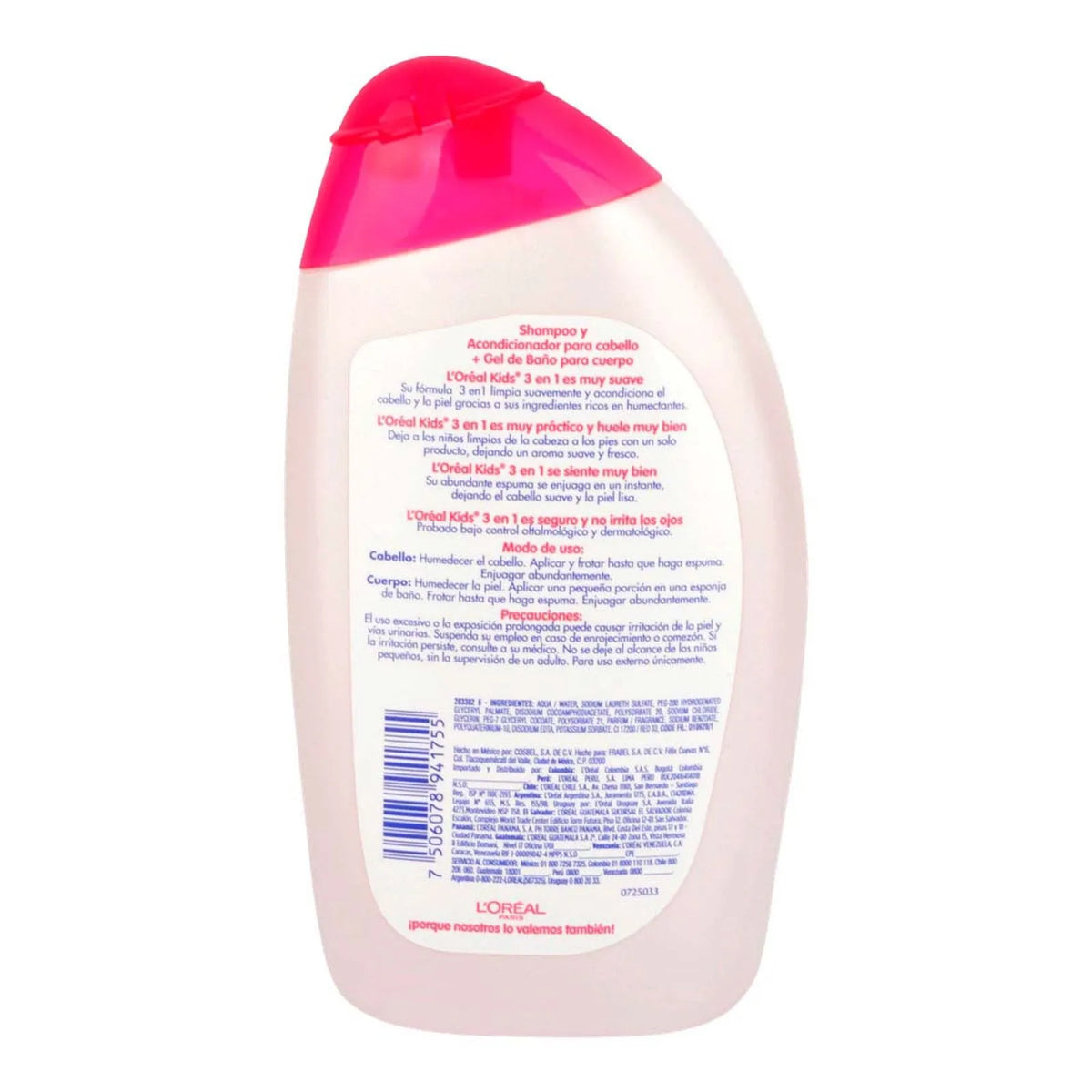 Shampoo Kids 3 En 1 Explosion Frambuesa 265 Ml