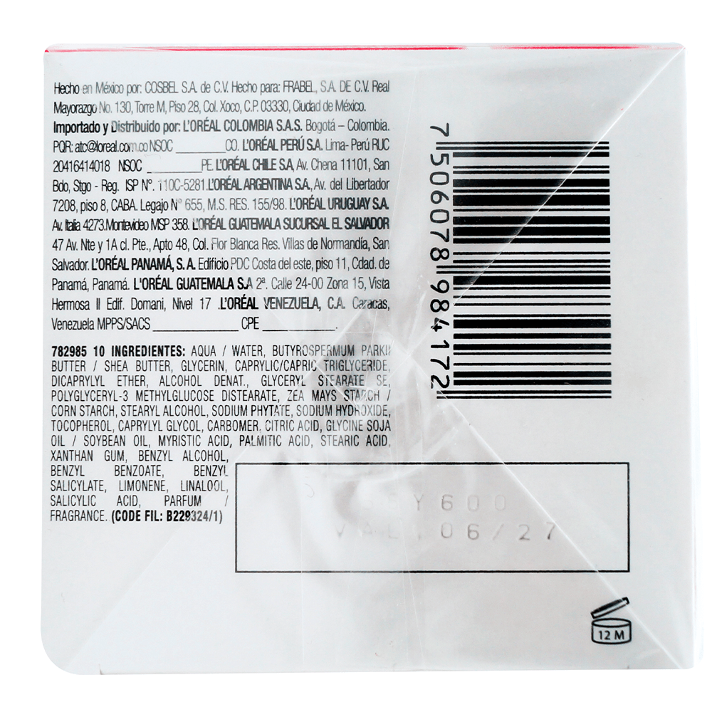 Crema Hidratante Loreal Hidra Total 5 Cuidado Dia 50 Ml