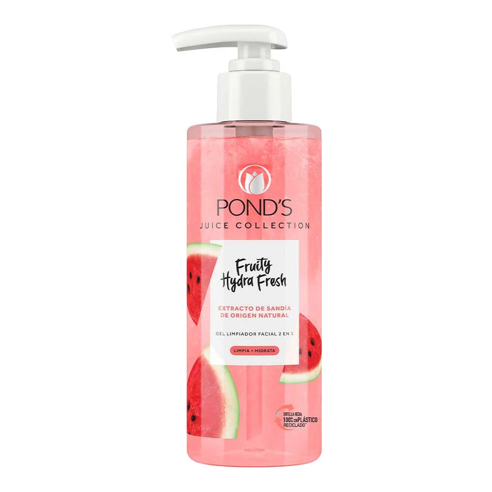 Gel Limpiaador Ponds Facial Fruity Hydra Fresh Sandia 2 En 1 200 Ml