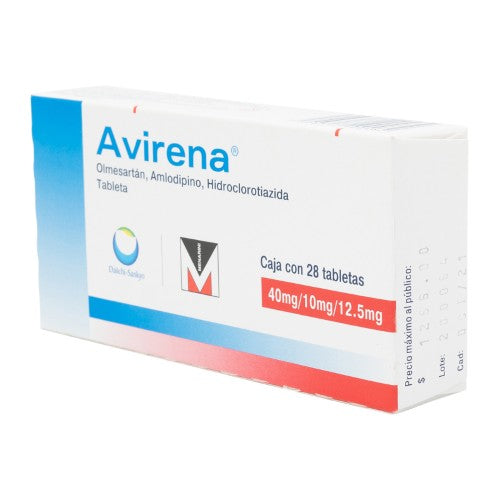 Avirena 40/10/12.5 Mg Con 2 Tabletas