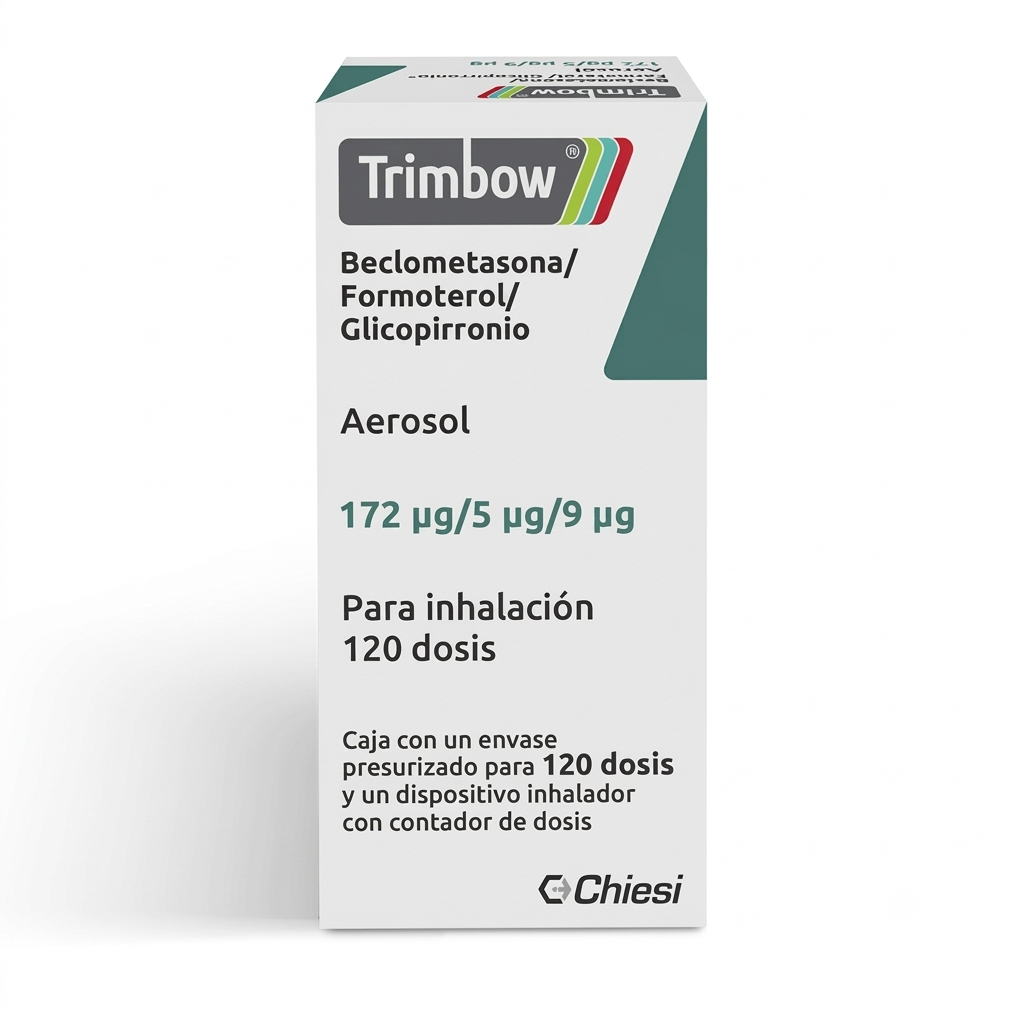 Trimbow 172/5/9 Inhalador Aerosol 120 Dosis