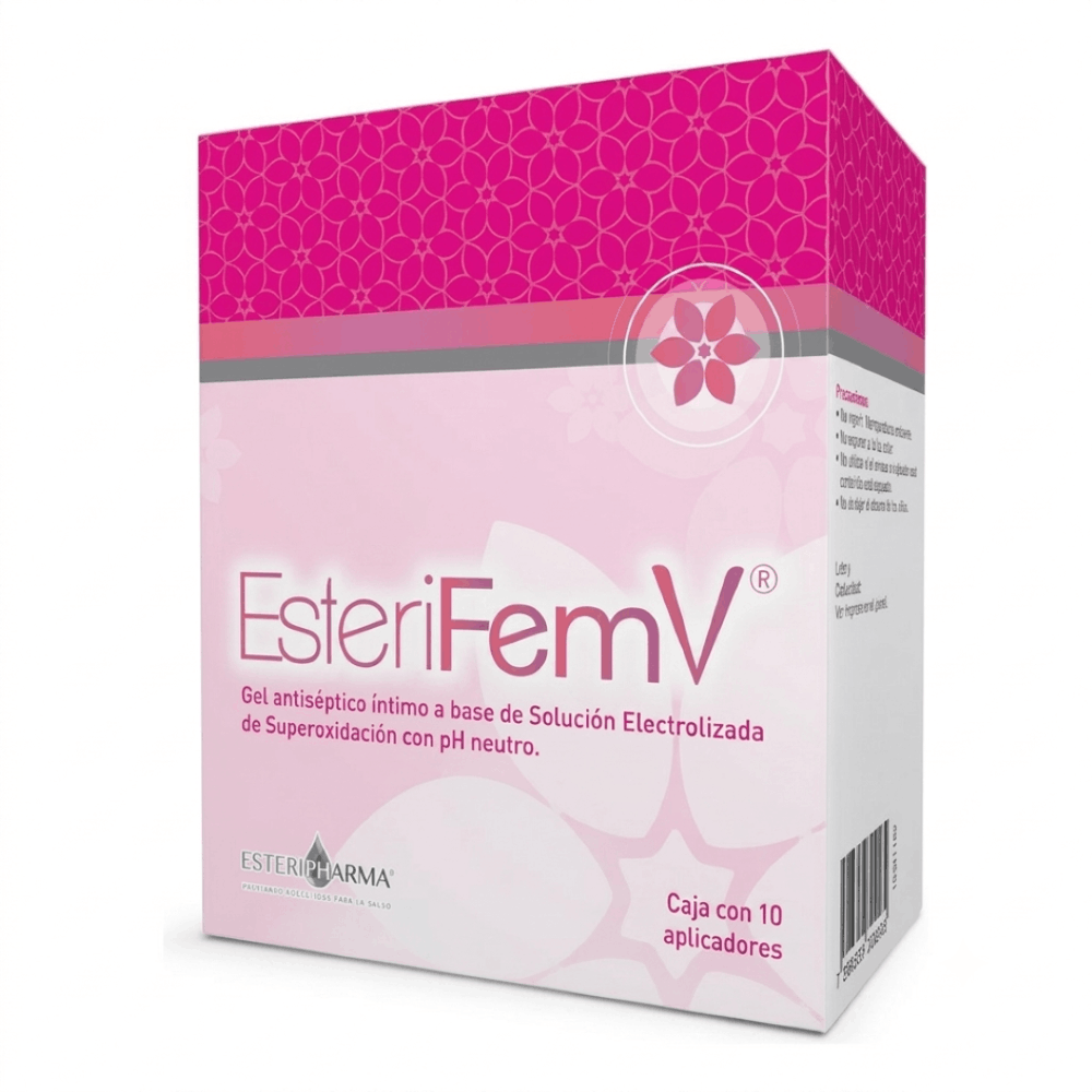 Esterifemv Gel Antiseptico 5 G Con 10 Aplicadores
