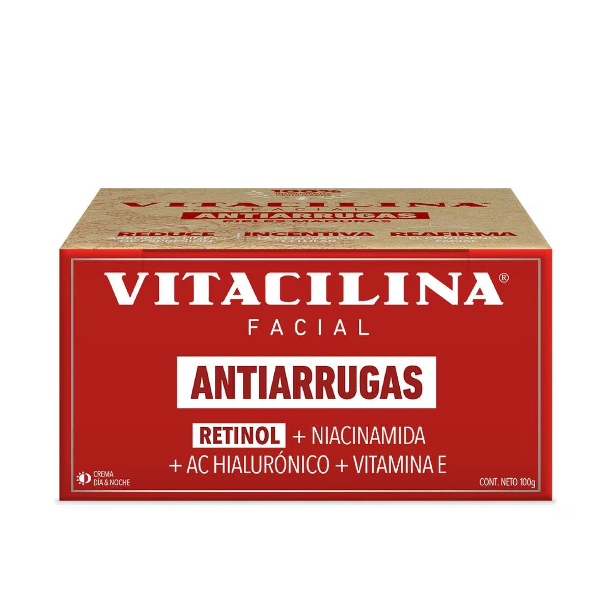 Crema Vitacilina Facial Antiarrugas 100 G