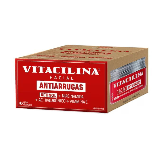 Crema Vitacilina Facial Antiarrugas 100 G