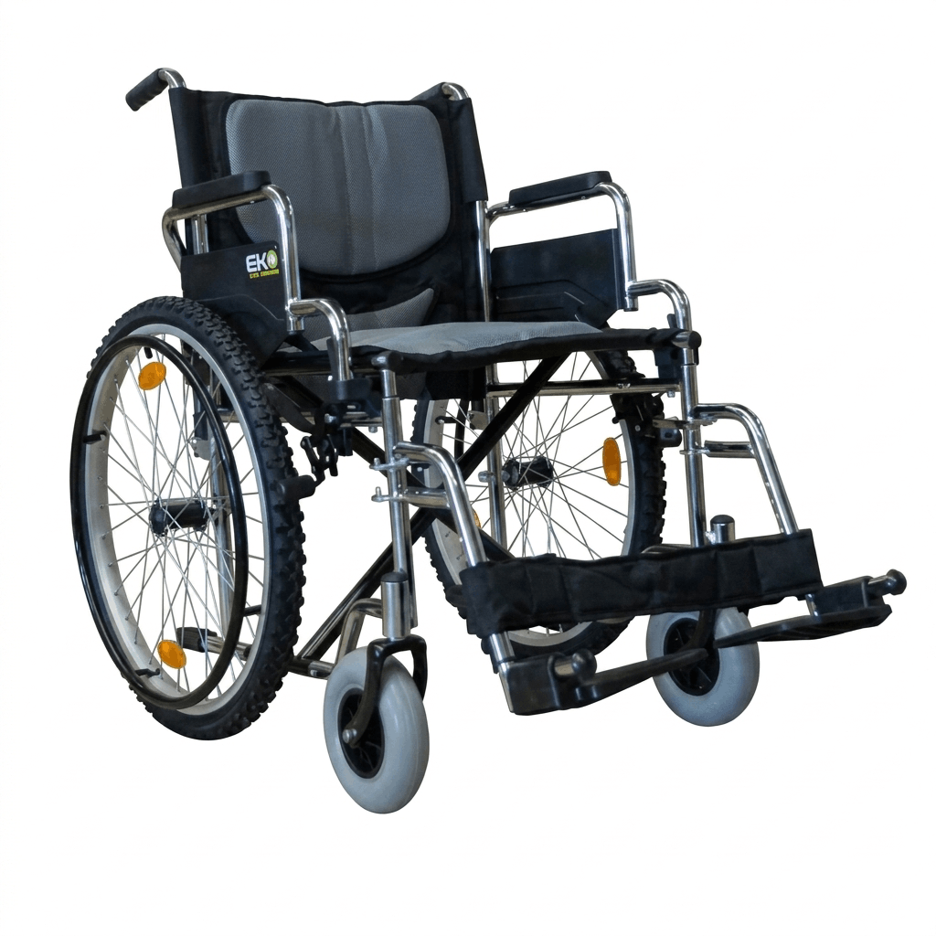 Wxtt19Crudapad Silla De Ruedas Tt 19 Cromada Abatible Removible Aluminio Neumatica 8X2