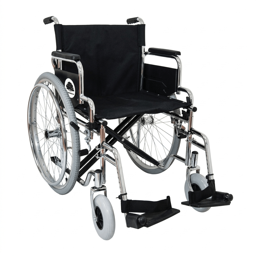 Wx19Crudmsd Silla De Ruedas 19 Cromada Abatible Removible Mag Solida 8 X 2