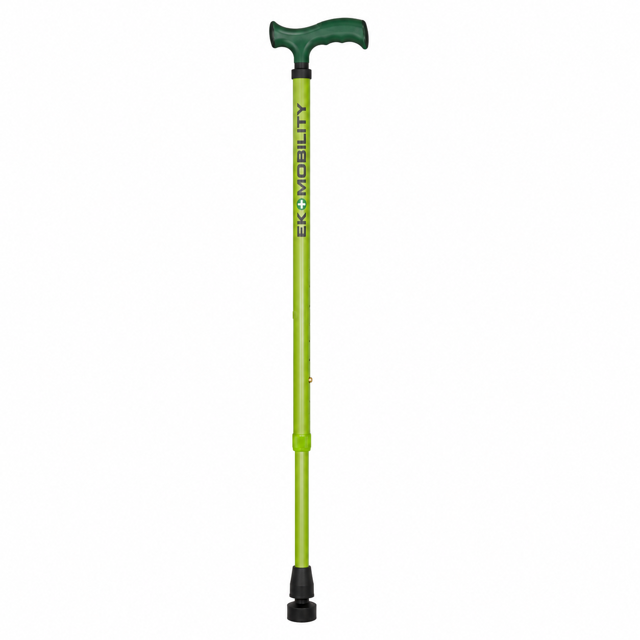 Eb030803J Baston Anodizado Verde Regaton Rotatorio