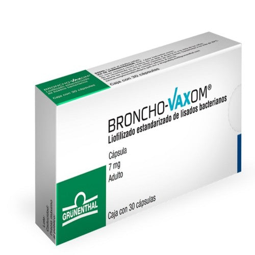 Broncho-Vaxom Adulto 7 Mg Con 30 Capsulas