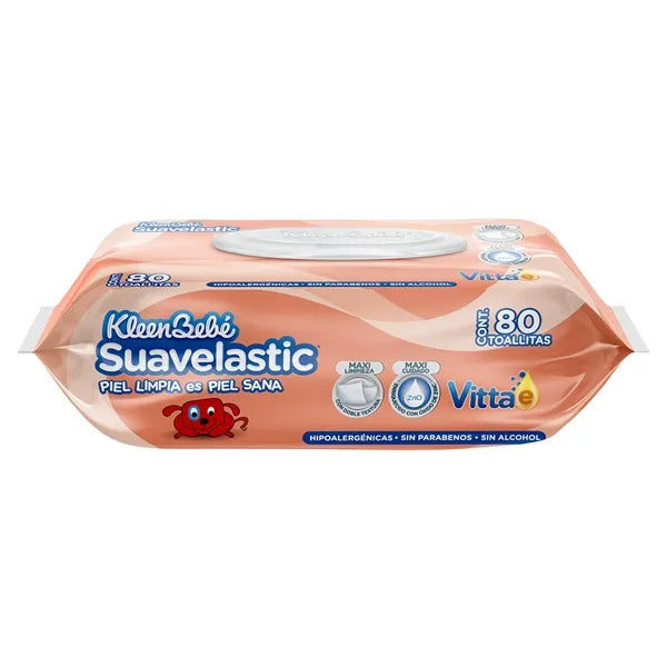Toallitas Humedas Kbb Suavelastic Vitta E Con 80