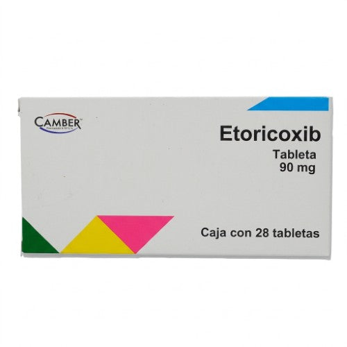 Etoricoxib 90 Mg Con 28 Tabletas Camber