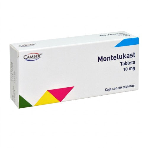 Montelukast 10 Mg Con 30 Tabletas Amarox